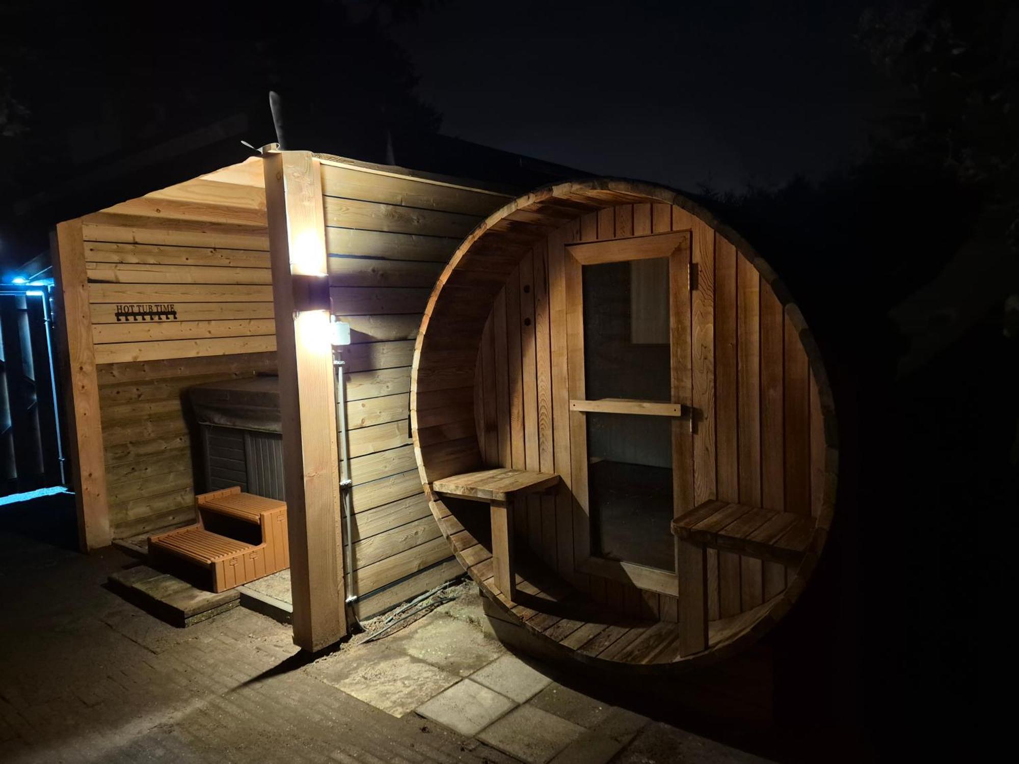 Luxe Boshuisje Met Prive Wellness & Jacuzzi Op De Veluwe Ermelo Zewnętrze zdjęcie